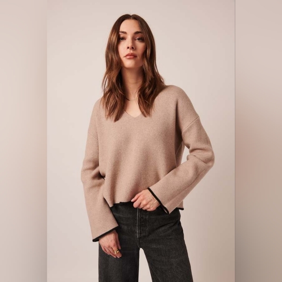 H&M Sweaters - Line the Label Gaia Sweater in Bisque